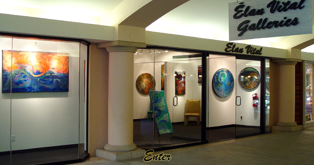 Experience creative and inspiring handcrafted works of amazing aerospace paints and unique sculptures in Élan Vital's Maui Gallery Experience creative and inspiring handcrafted works of amazing aerospace paints and unique sculptures in Élan Vital's Maui Gallery