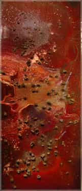 Cathedral City Art Collection: Elan Vital, Red Hot Painting #4075