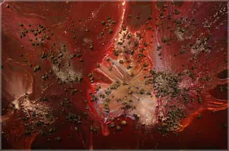 Cathedral City Art Collection: Elan Vital, Red Hot Painting #4081